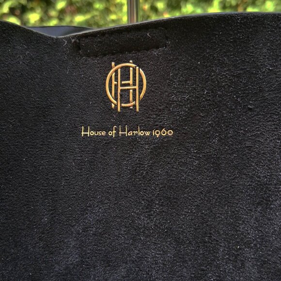 House of Harlow Black Faux suede Hand held or shoulder bag - Picture 2 of 7